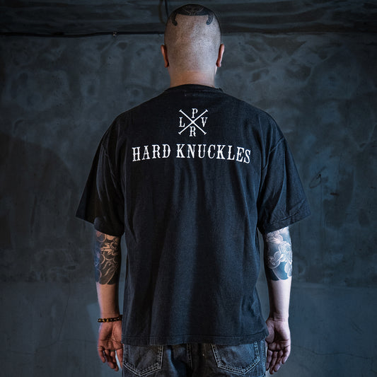 HARD  KNUCKLES H/S TEE / BLACK