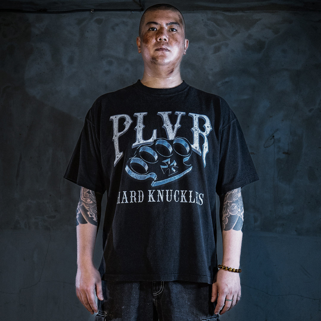 HARD  KNUCKLES H/S TEE / BLACK