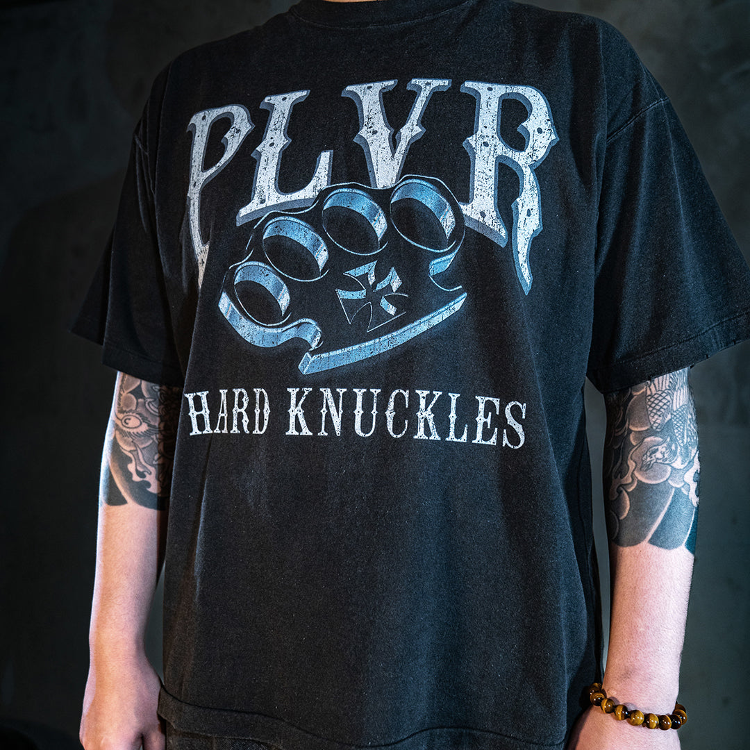 HARD  KNUCKLES H/S TEE / BLACK