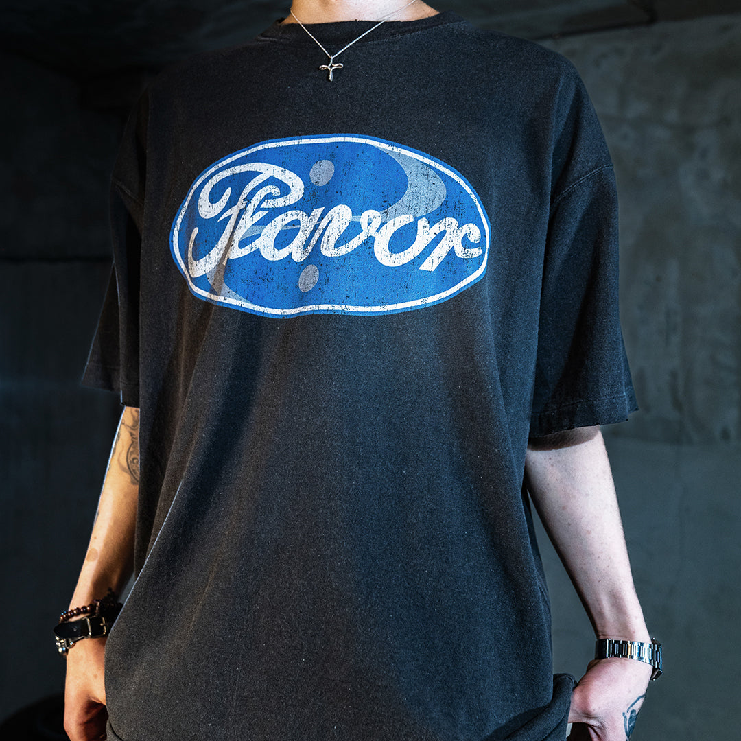 YIN AND YANG H/S TEE / BLACK